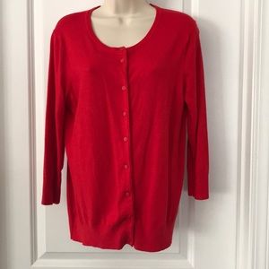 Ellen Tracy Red Sweater